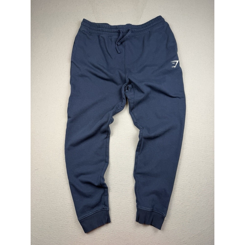 Gymshark Joggers Mens XL Navy Blue Tapered Athletic Sweatpants Workout Gym